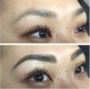 Eyebrows Eye Liner Before after 01 Permanent Make up Eyebrows Eye Liner Before after 01