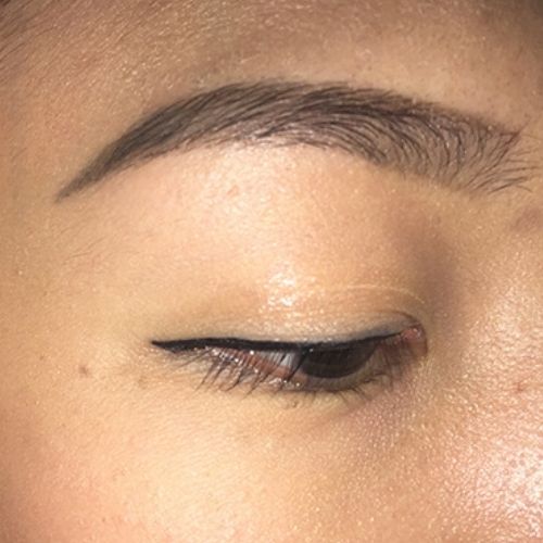 Cosmetic tattoo eyeliner asian eye